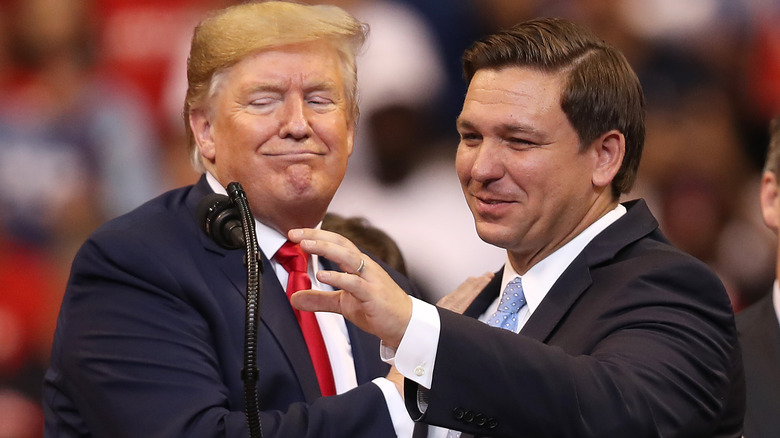 Donald Trump and Ron DeSantis