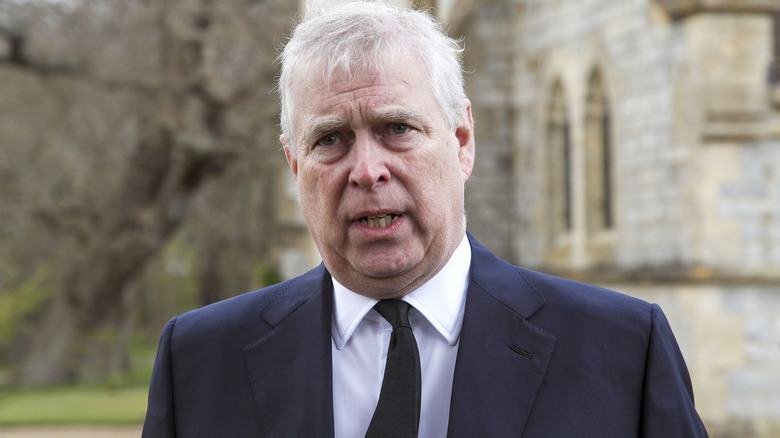 Prince Andrew close-up