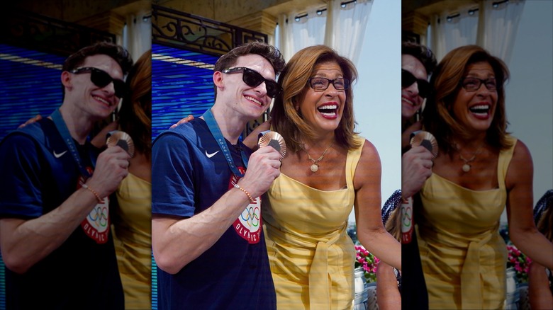 Hoda Kotb and Olympian Stephen Nedoroscik