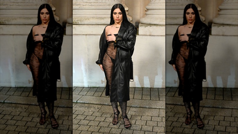 Lourdes Leon posing