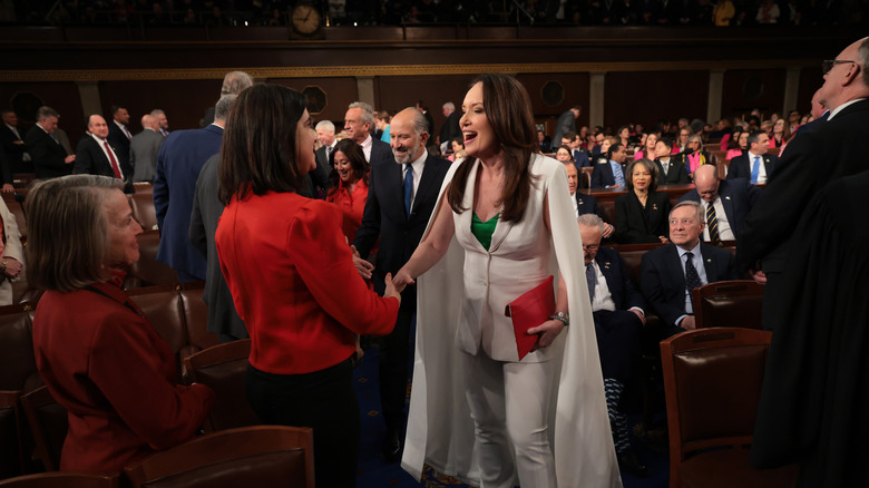 Brooke Rollins at President Trump's joint address to Congress