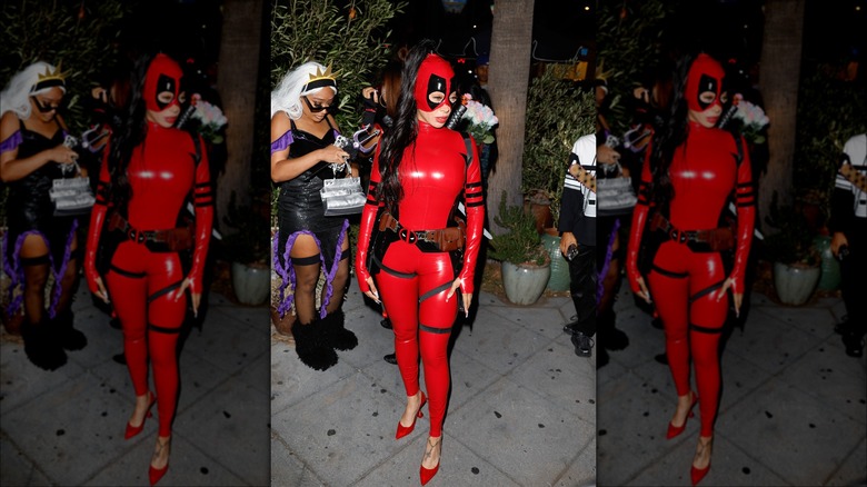 La La Anthony in a Deadpool costume