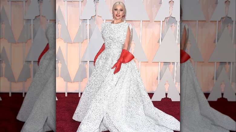 Lady Gaga at 2015 Oscars