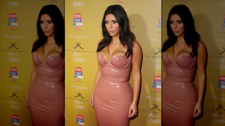 Kim Kardashian posing 