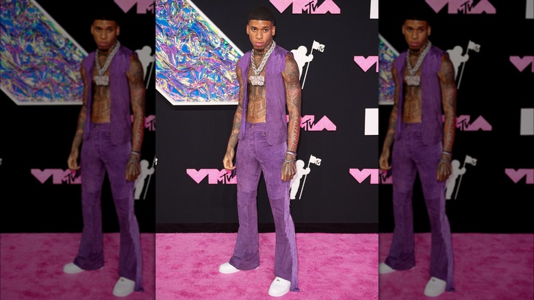 NLE Choppa at the VMAs