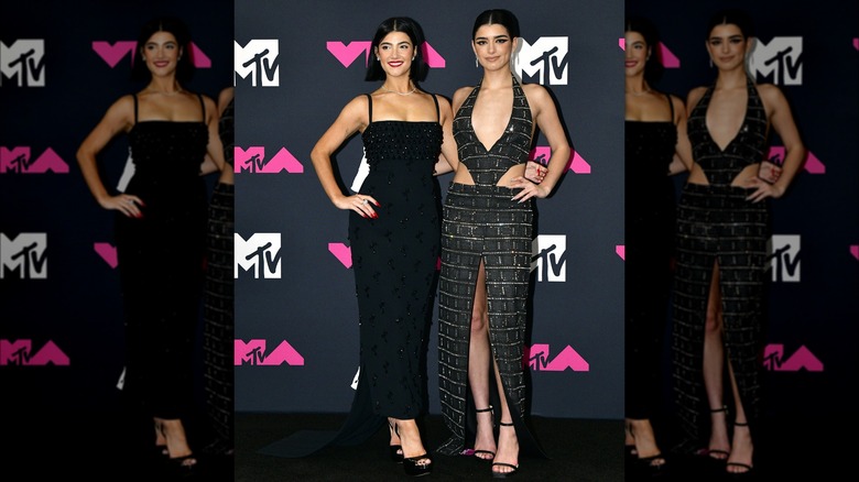 D'amelio sisters at the VMAs