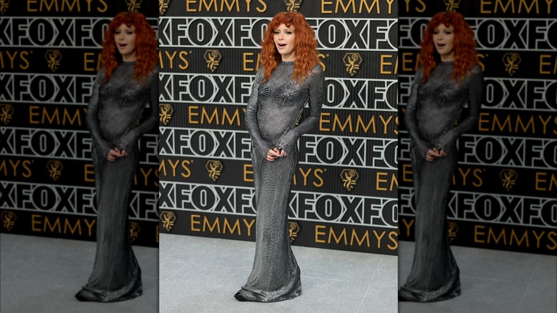 Natasha Lyonne posing on the red carpet