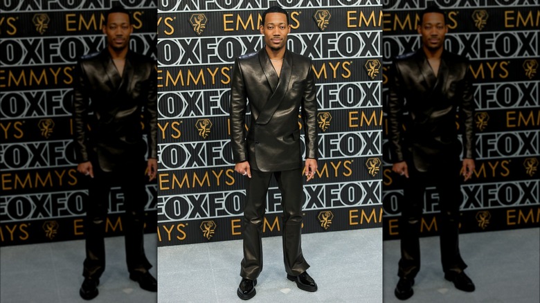 Tyler James Williams posing on the red carpet