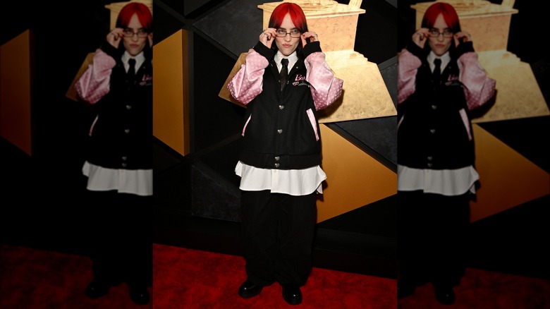 Billie Eilish on the red carpet