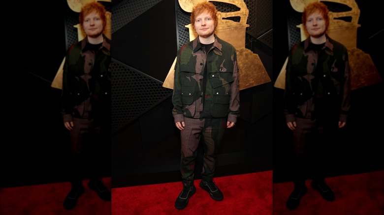 Ed Sheeran on the red carpet