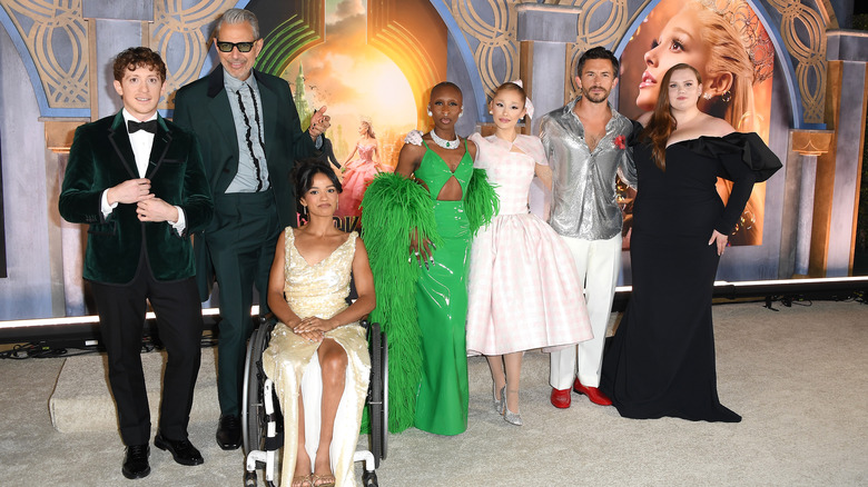 The cast of 2024's "Wicked" at the L.A. premiere