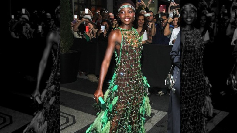 Lupita Nyong'o green Met Gala dress