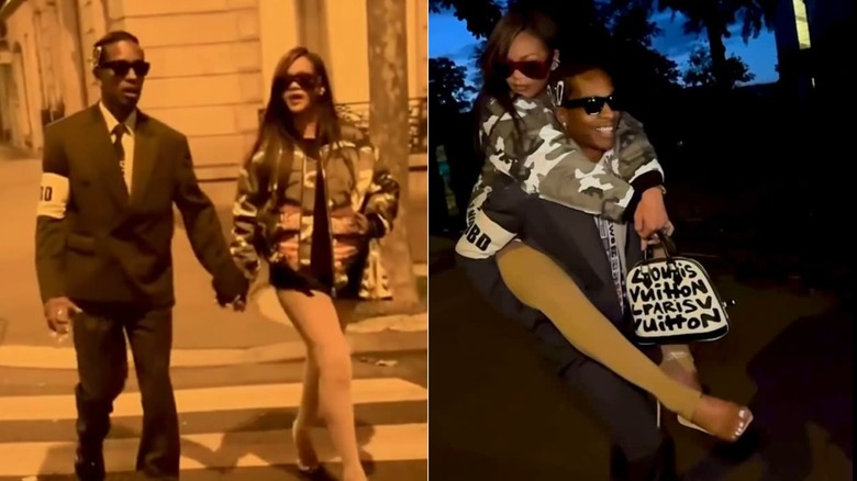 Rihanna and ASAP Rocky on Valentine's Day