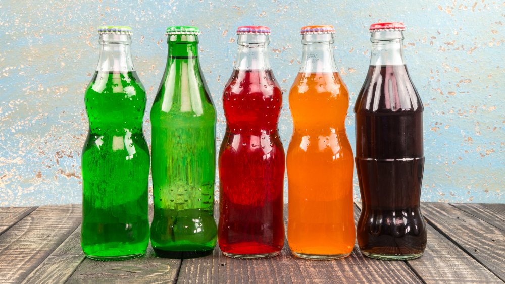 Soda bottles