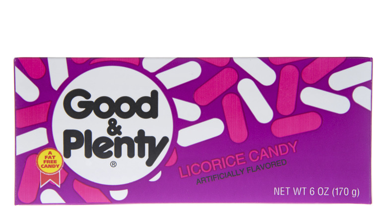 Box of Good & Plenty candy