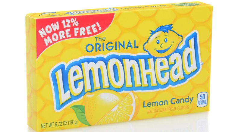 Lemonheads candy box