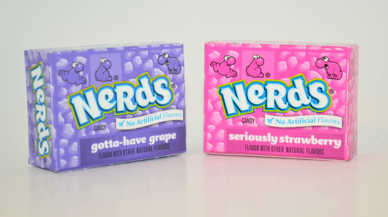 Small boxes of Nerds candies