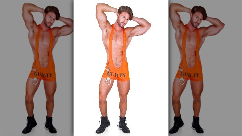 Sexy prisoner Halloween costume