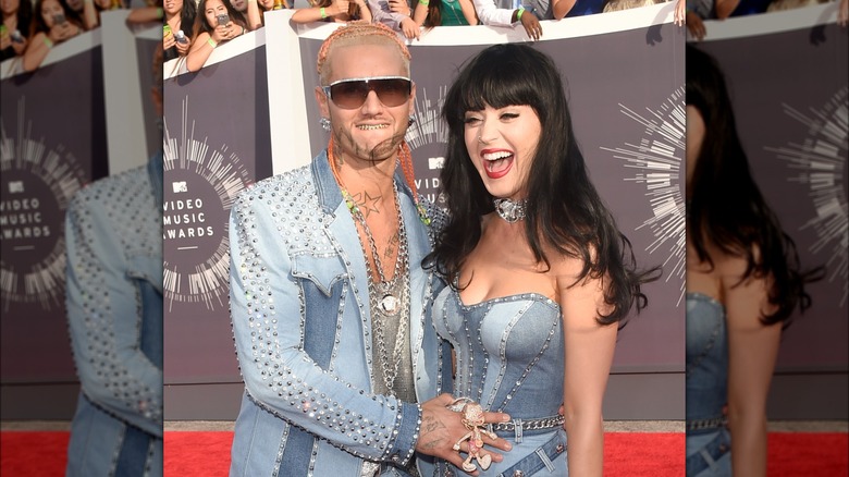 Riff Raff and Katy Perry smiling