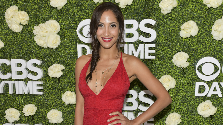 Christel Khalil posing on the red carpet