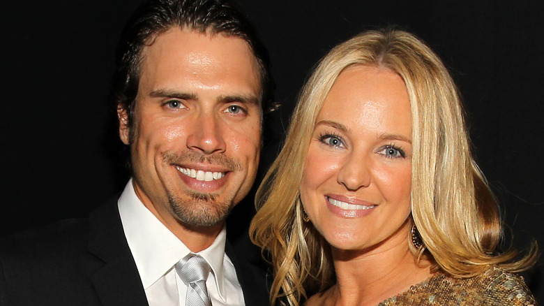 Joshua Morrow Sharon Case Nick Sharon The Young and the Restless