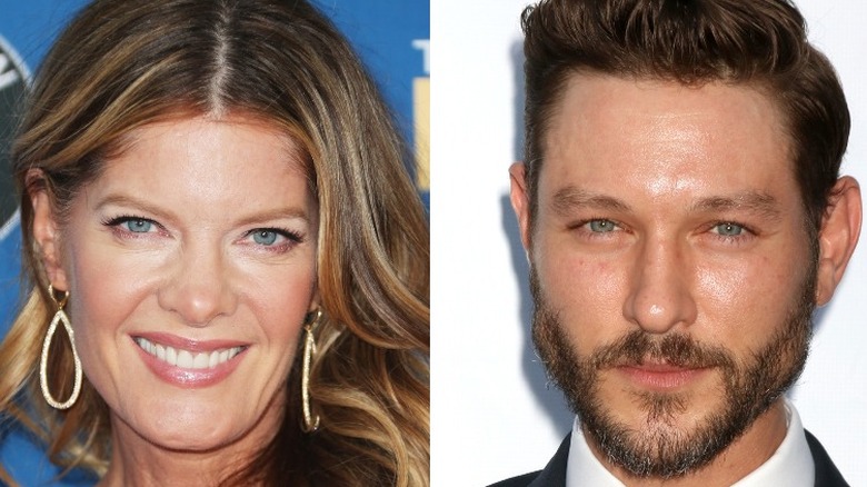 Michelle Stafford and Michael Graziadei side by side