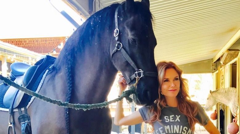 Tracey Bregman with Ovi horse