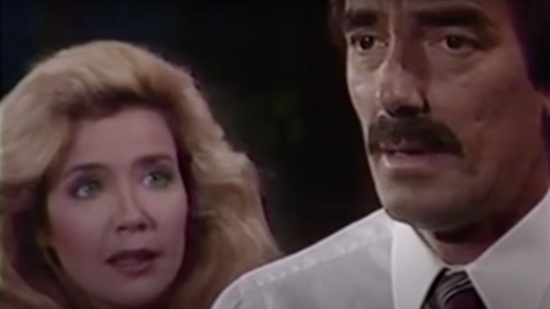 Eric Braeden and Melody Thomas acting