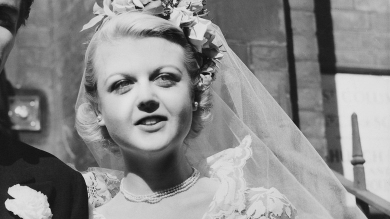 Angela Lansbury as bride