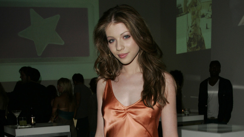 Michelle Trachtenberg posing