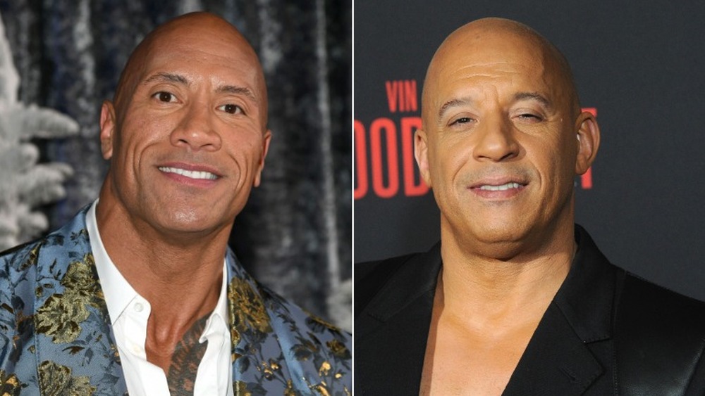 Dwayne Johnson, Vin Diesel, actors who declined to shoot together