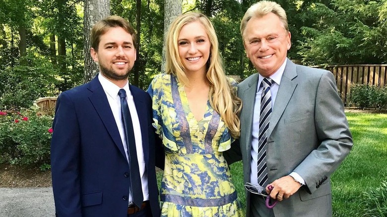 Pat Sajak with his kids Patrick and Maggie Sajak