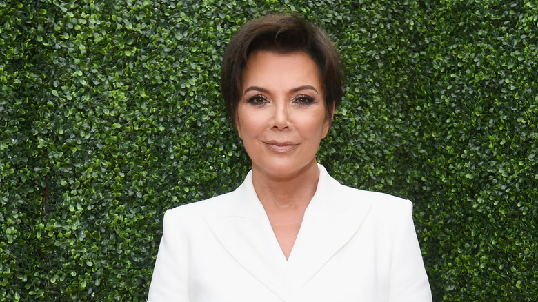 Kris Jenner poses for the camera.