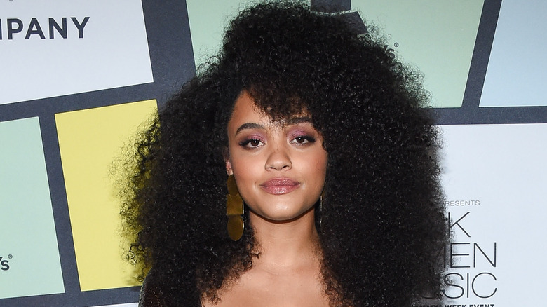 Kiersey Clemons' voluminous curls