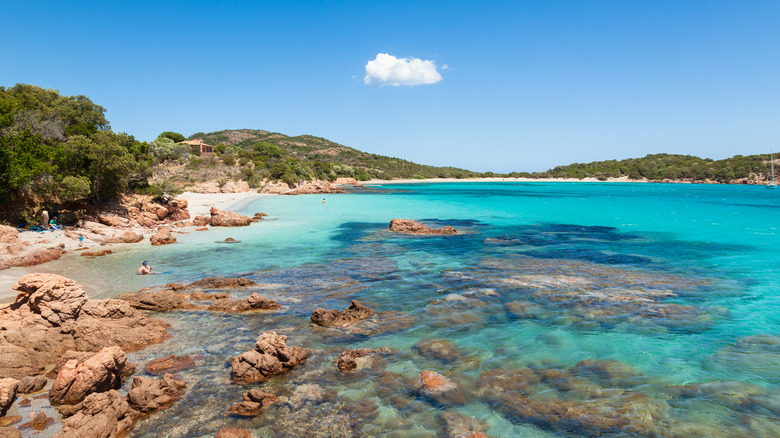 Rocky French beach