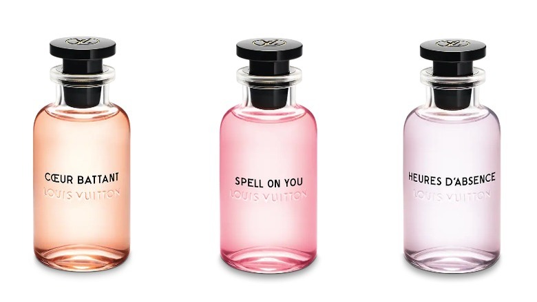 Three Louis Vuitton perfume options