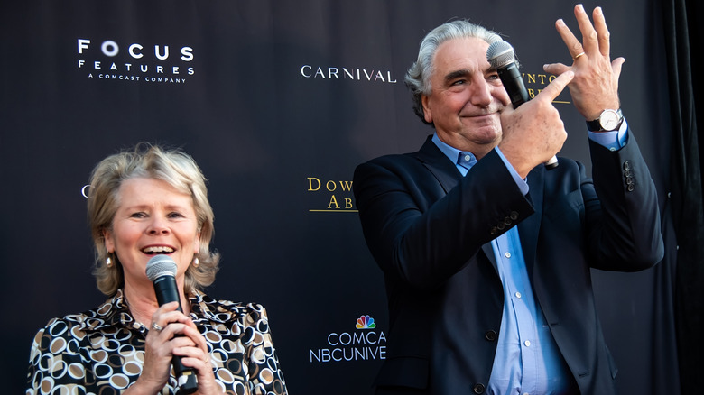 Jim Carter and Imelda Staunton