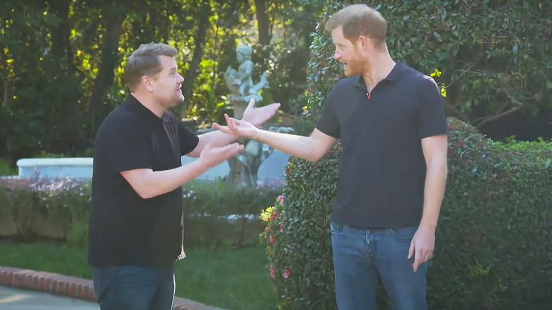 Prince Harry on James Corden's show 