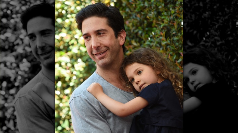 David Schwimmer with daughter Cleo