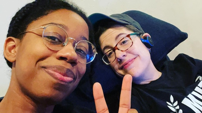 Diona Reasonover and Patricia Villetto taking a selfie