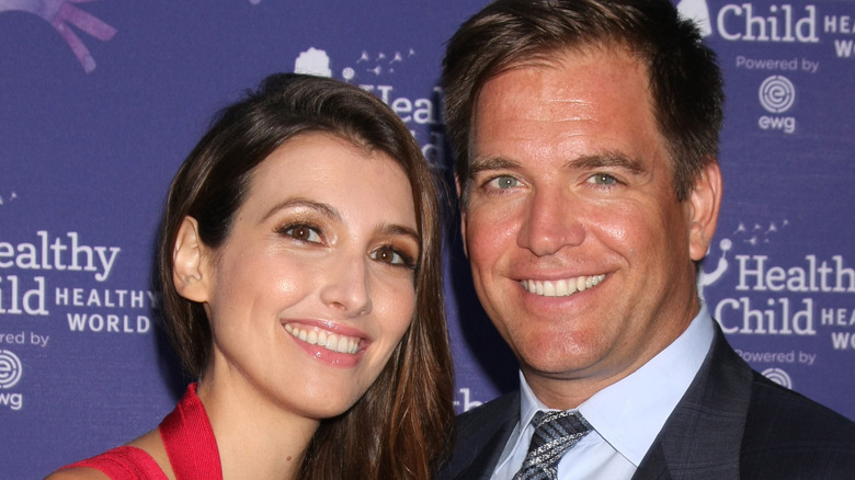 Bojana Jankovic and Michael Weatherly smiling