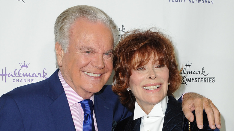 Robert Wagner and Jill St. John smiling