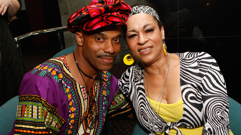 Rocky Carroll and Gabrielle Bullock posing for photos