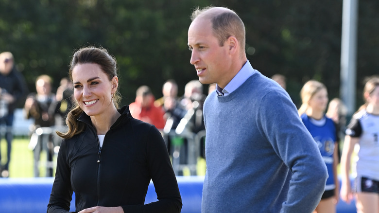 Kate Middleton and Prince William at an event