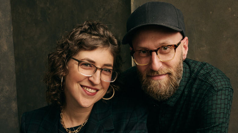 Mayim Bialik and Jonathan Cohen