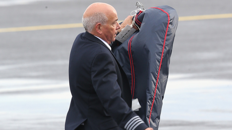 Queen Elizabeth's garment bag