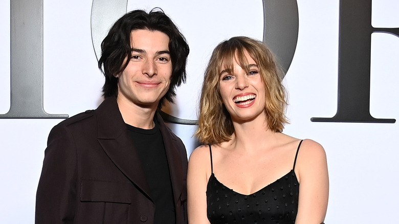 Maya Hawke and Spencer Barnett at a Dior fashion show