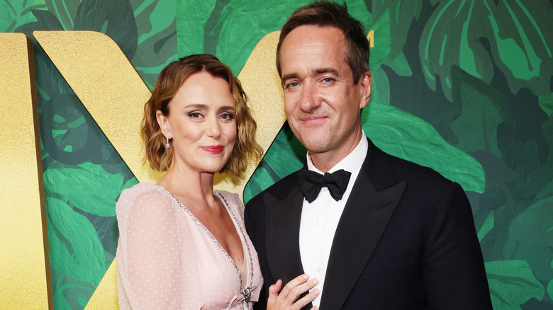 Keeley Hawes Matthew Macfadyen posing for camera