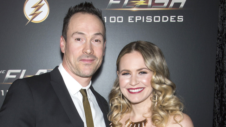 Chris Klein with his wife Laina