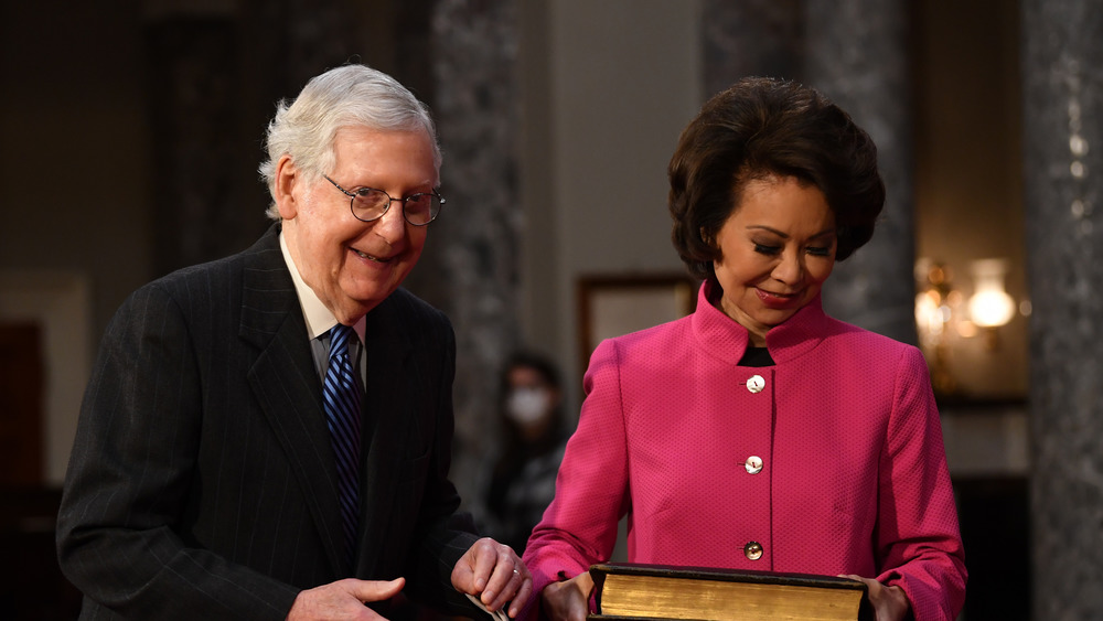 Mitch McConnell and Elaine Chao